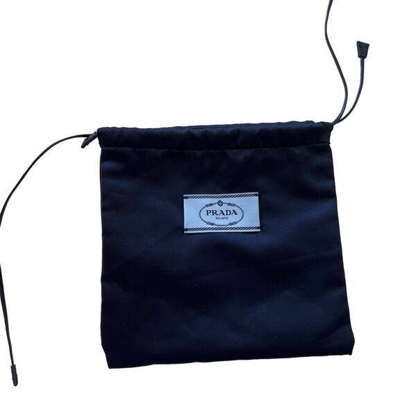 Prada Navy Blue Small Felt Lined Drawstring Dust Bag - Picture 1 of 6
